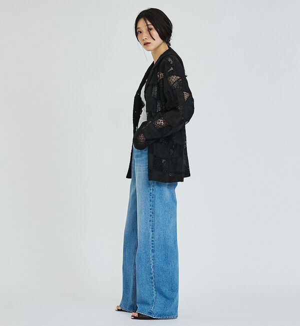 abahouse mavie「【セットアップ対応】刺繍レースジャケット」|その他|