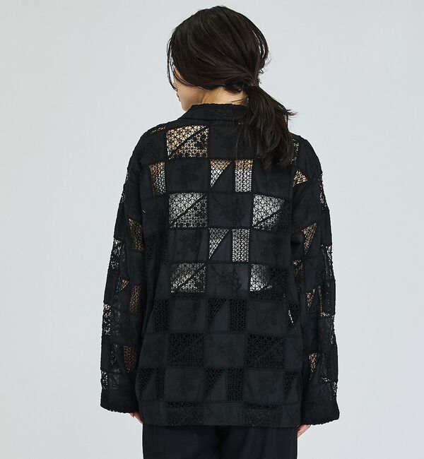 abahouse mavie「【セットアップ対応】刺繍レースジャケット」|その他|