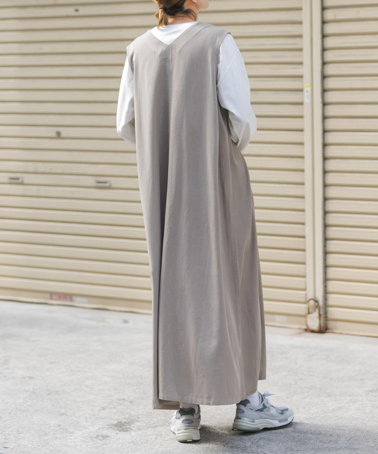 URBAN RESEARCH DOORS「FORK&SPOON　フロントタックフレアワンピース」|ワンピース|