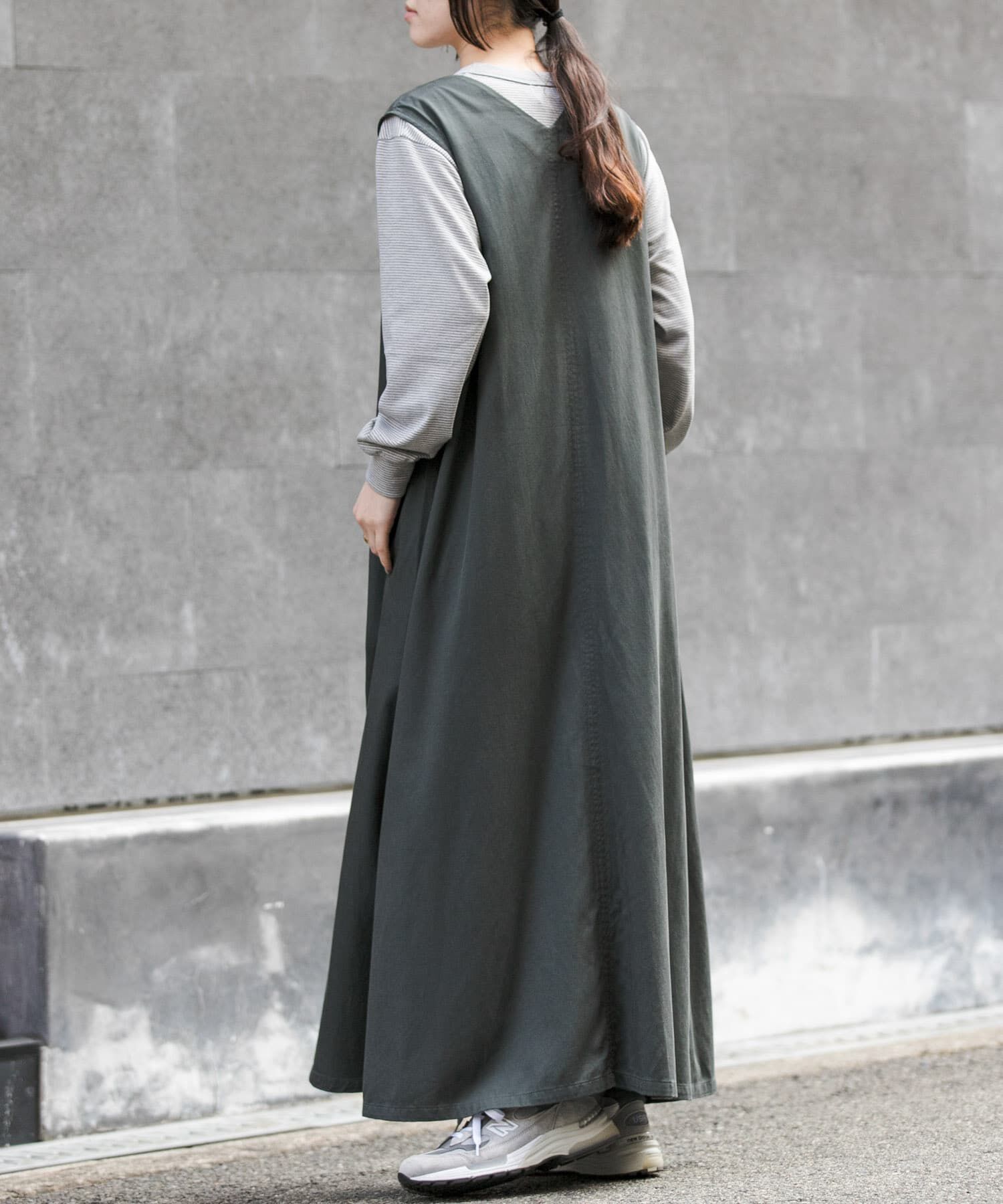 URBAN RESEARCH DOORS「FORK&SPOON　フロントタックフレアワンピース」|ワンピース|