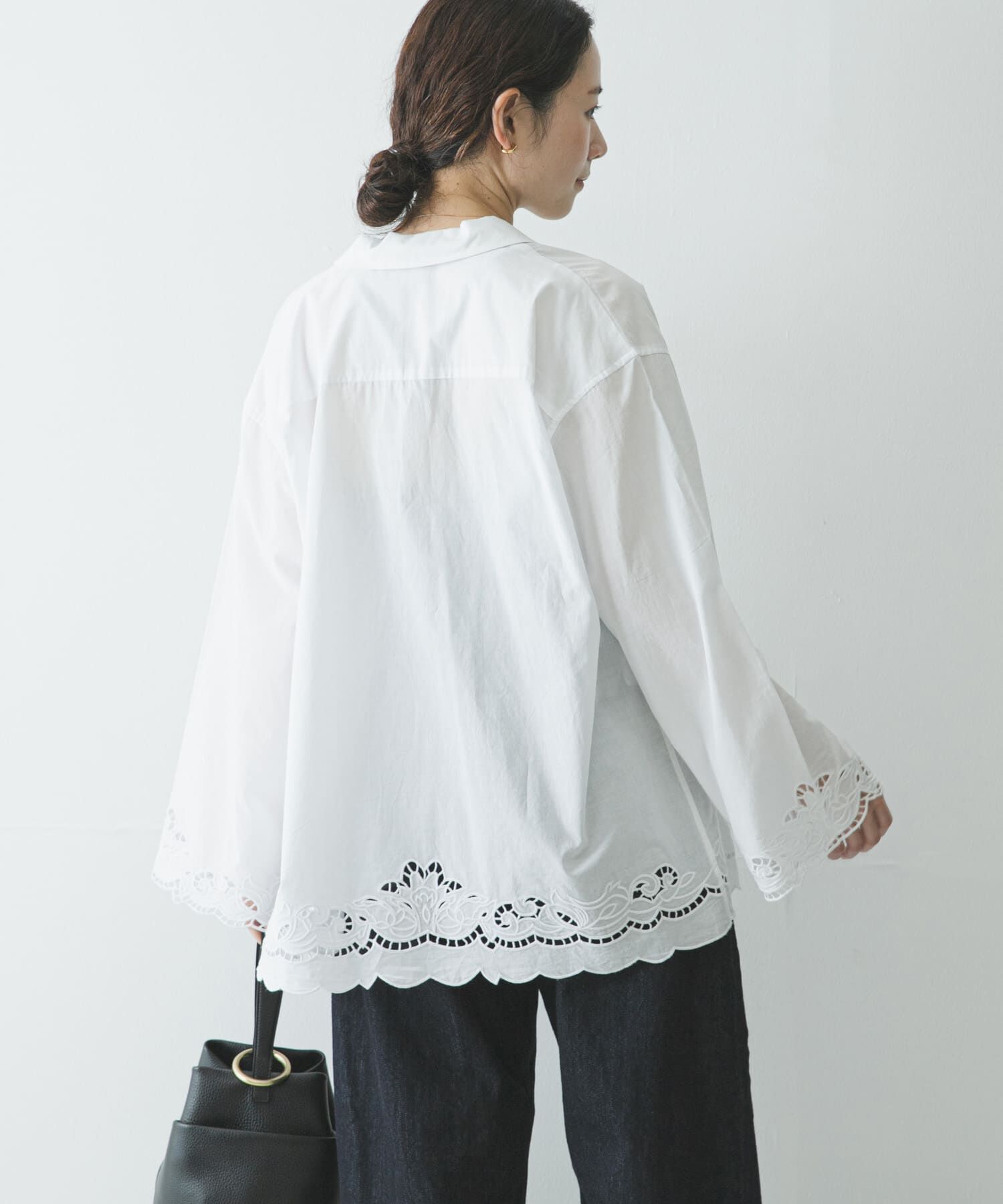 URBAN RESEARCH「カットワーク刺繍シャツ」|シャツ・ブラウス|