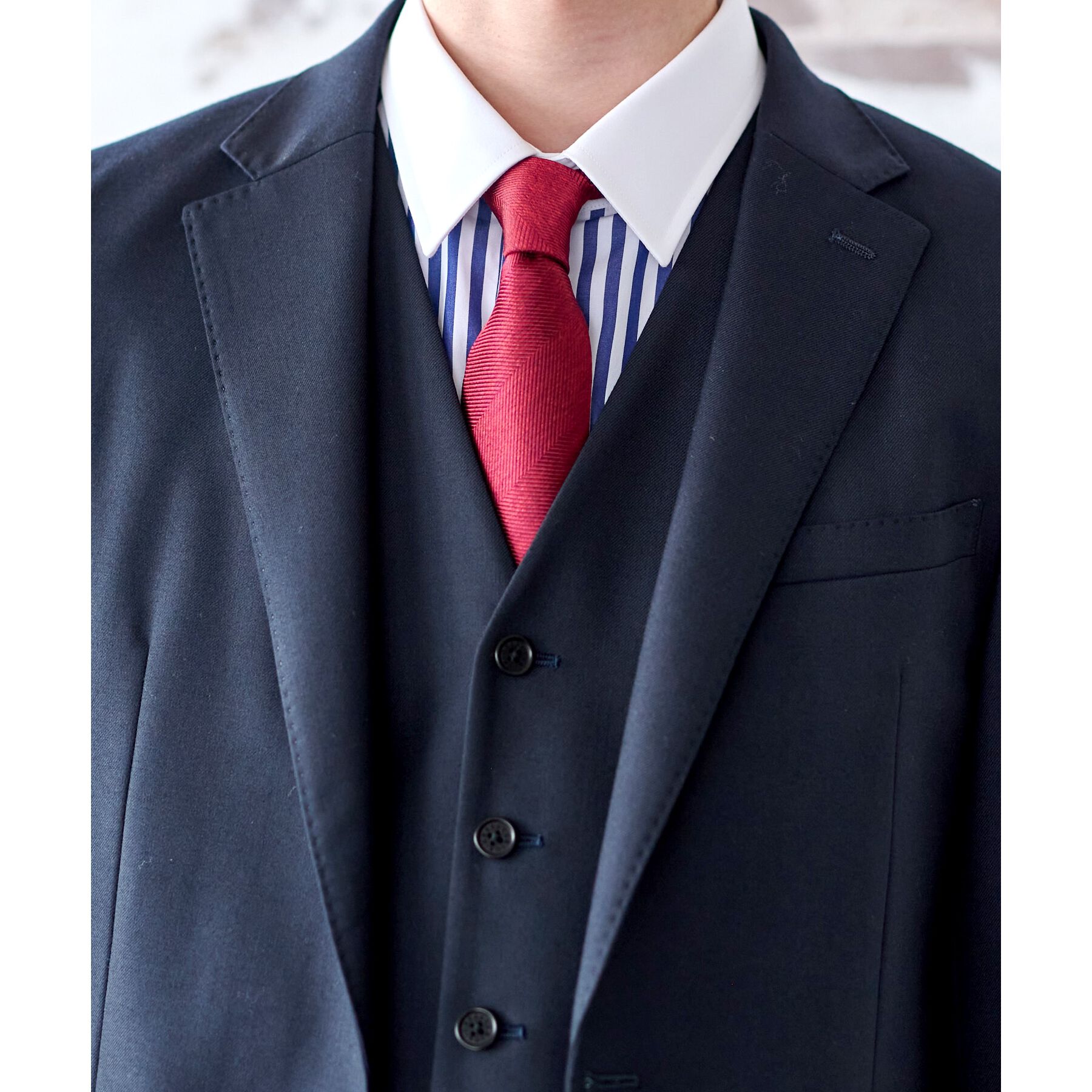 DRESSTERIOR「【セットアップ可】Super100&rsquo;s スリーピース SET UP ジャケット」|テーラードジャケット|