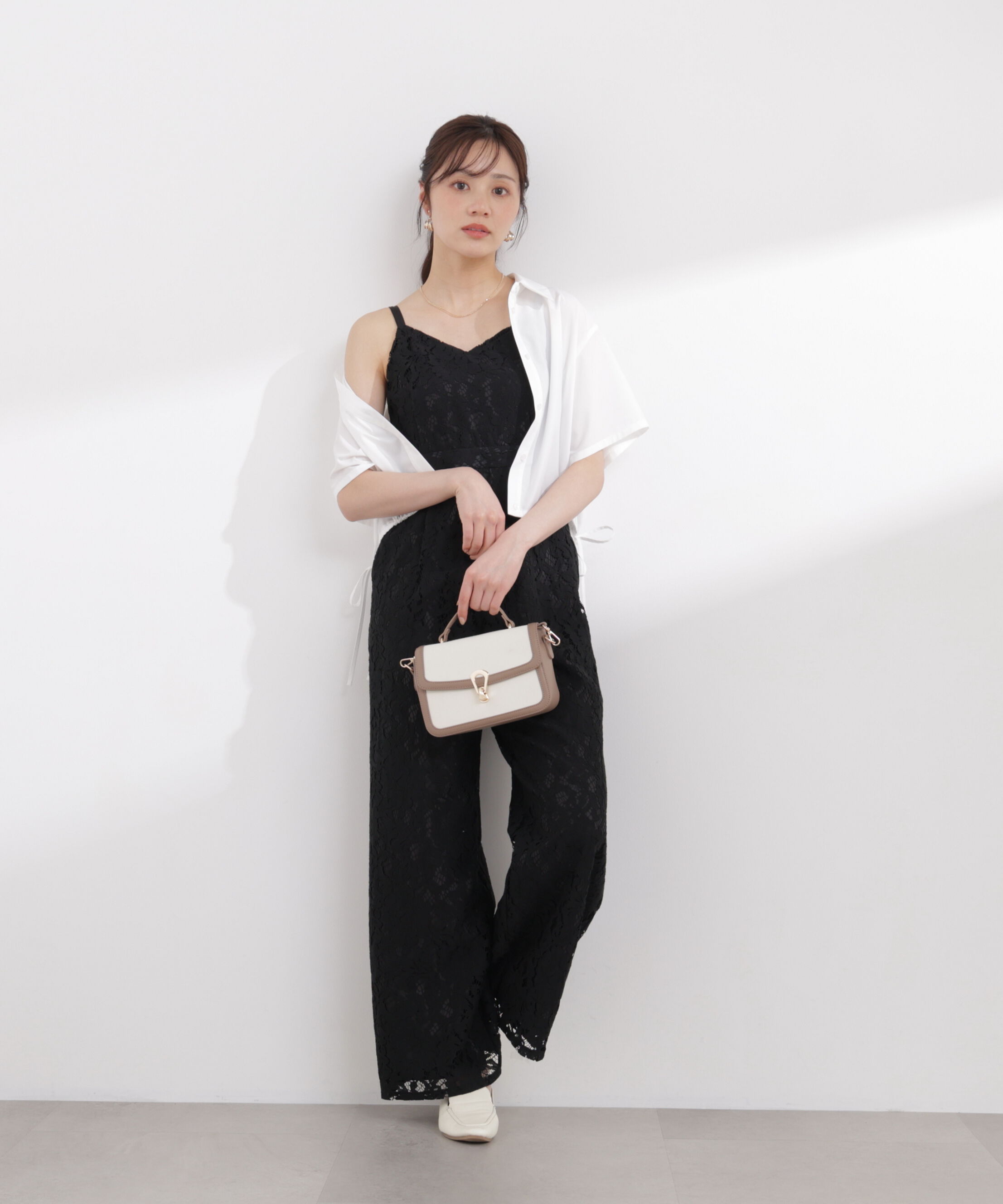 PROPORTION BODY DRESSING「〈EDIT COLOGNE〉レースオールインワン 26SS」|ワンピース|