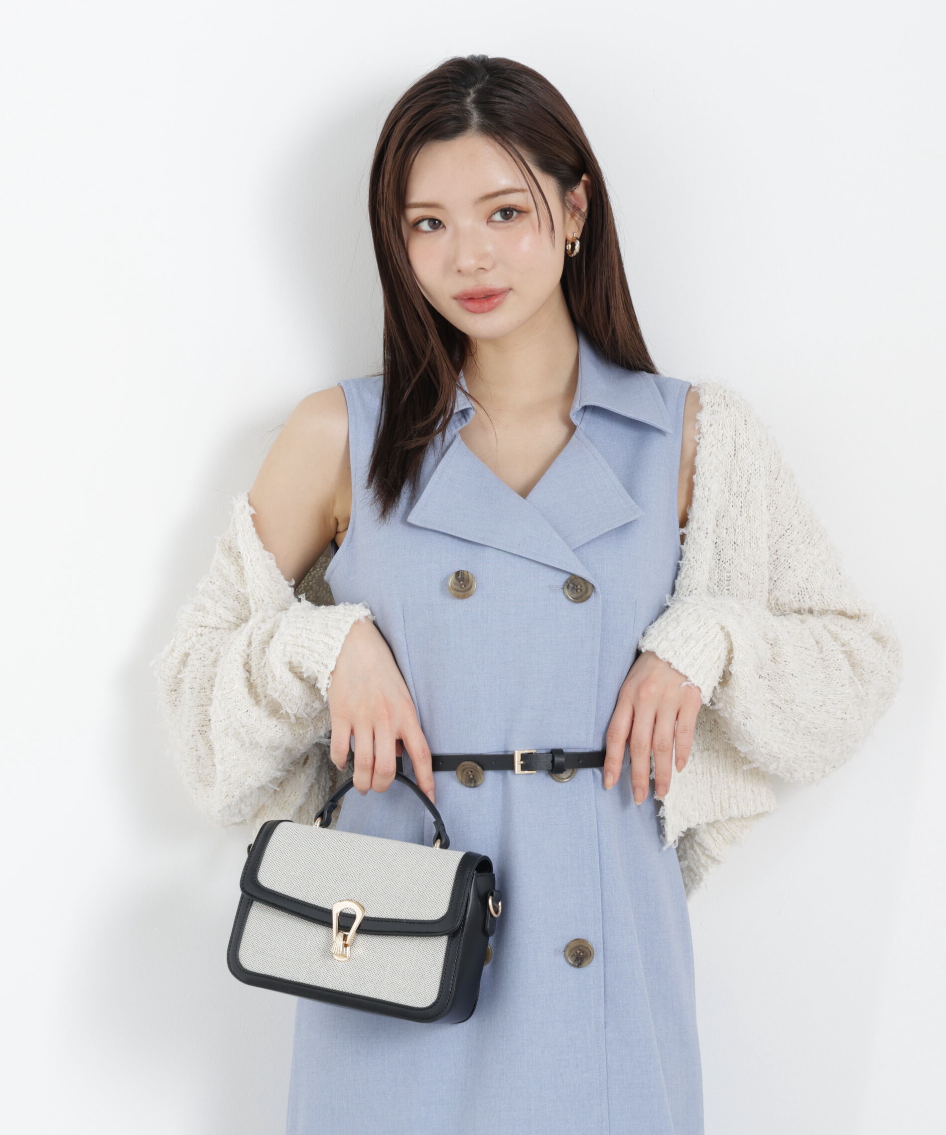 PROPORTION BODY DRESSING「テープヤーンカーディガン　26SS」|カーディガン|