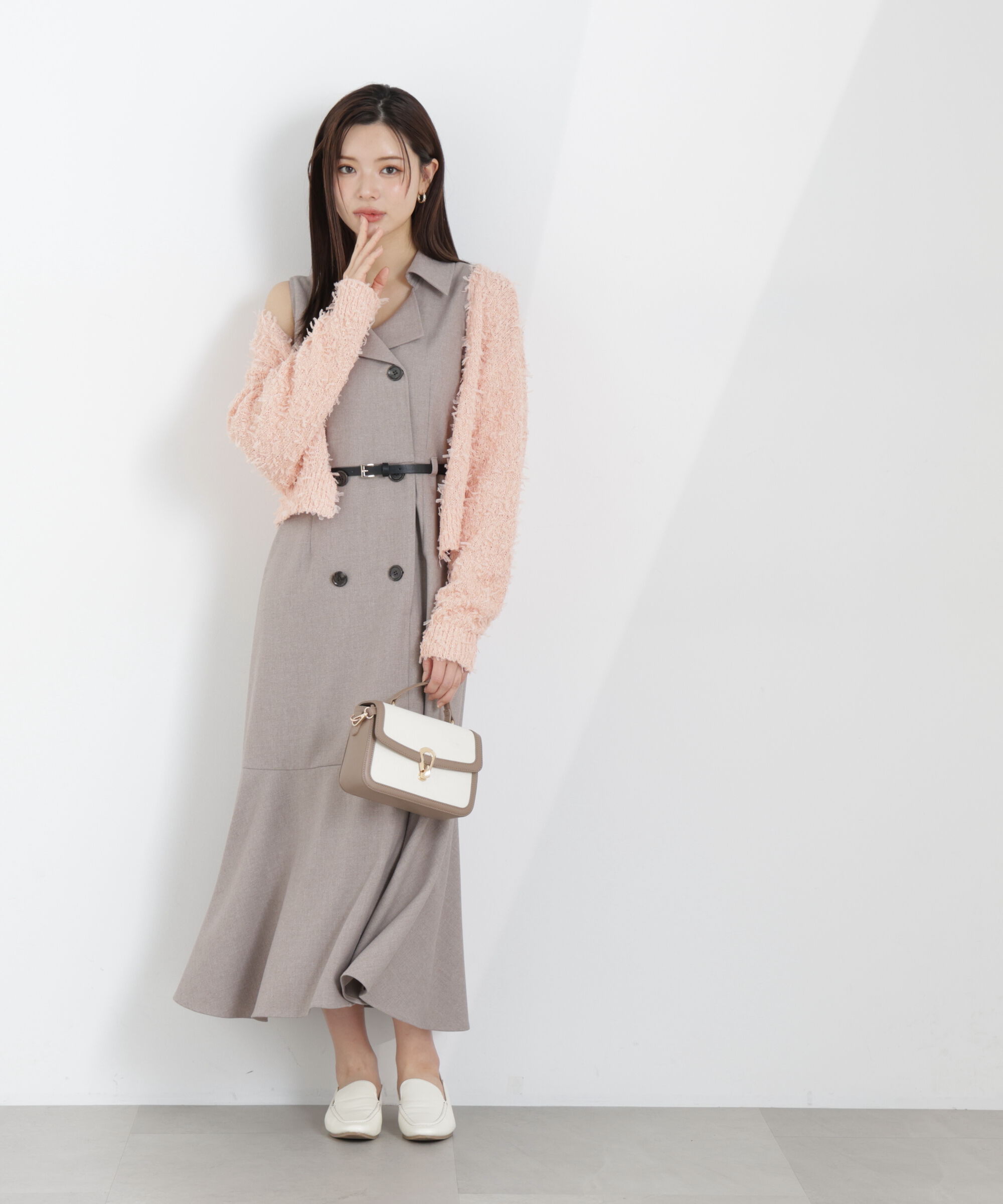 PROPORTION BODY DRESSING「テープヤーンカーディガン　26SS」|カーディガン|