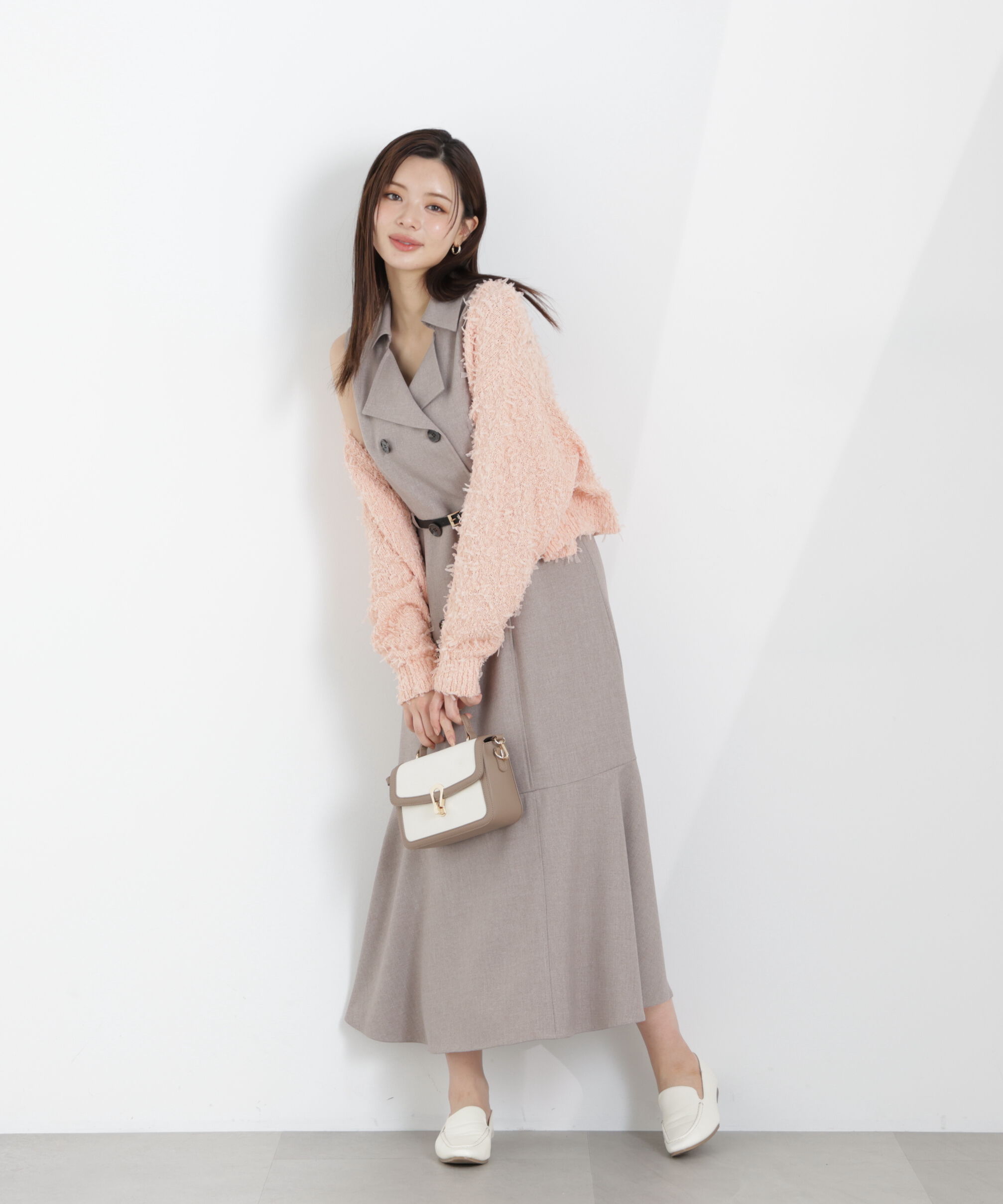 PROPORTION BODY DRESSING「テープヤーンカーディガン　26SS」|カーディガン|