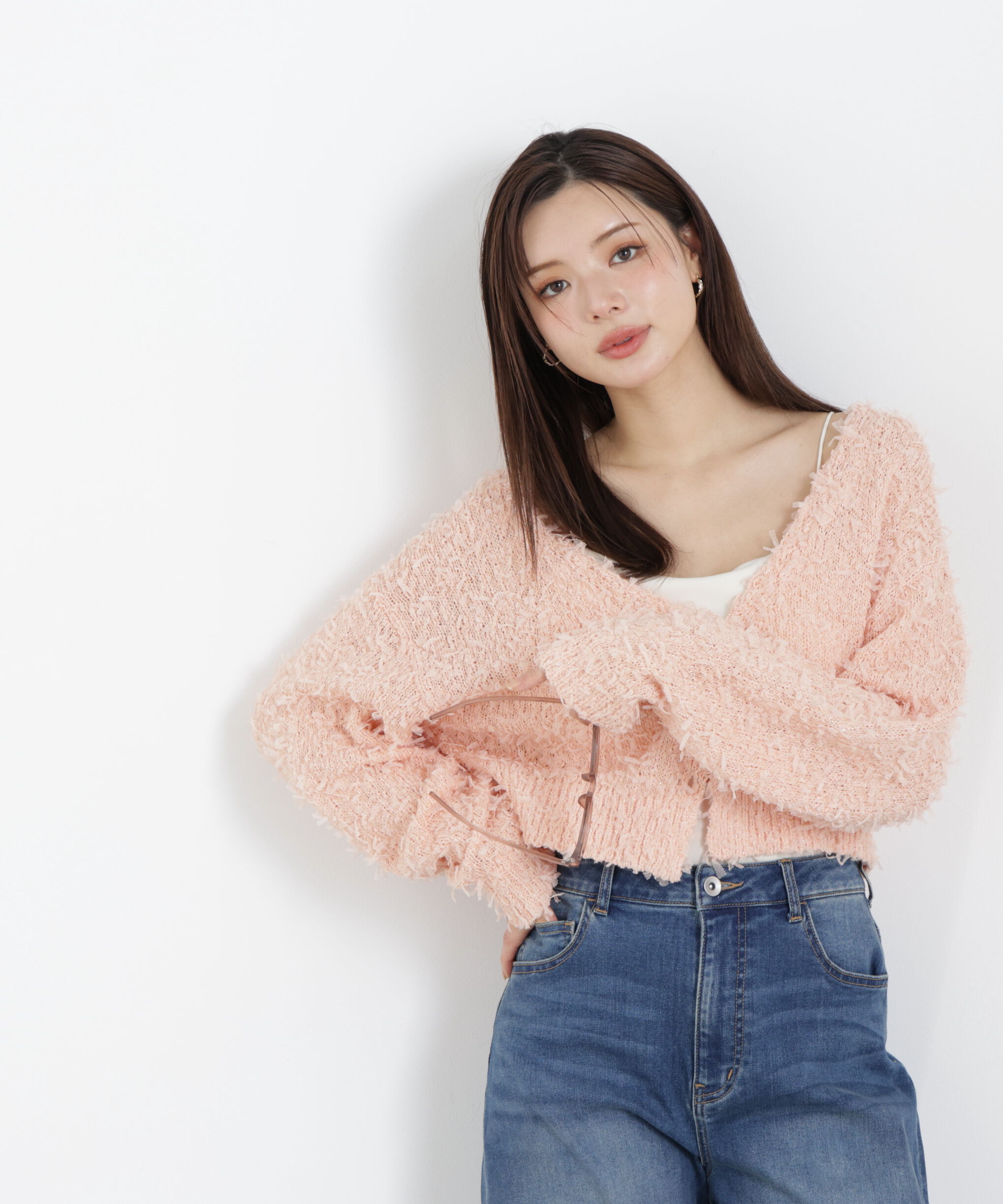 PROPORTION BODY DRESSING「テープヤーンカーディガン　26SS」|カーディガン|