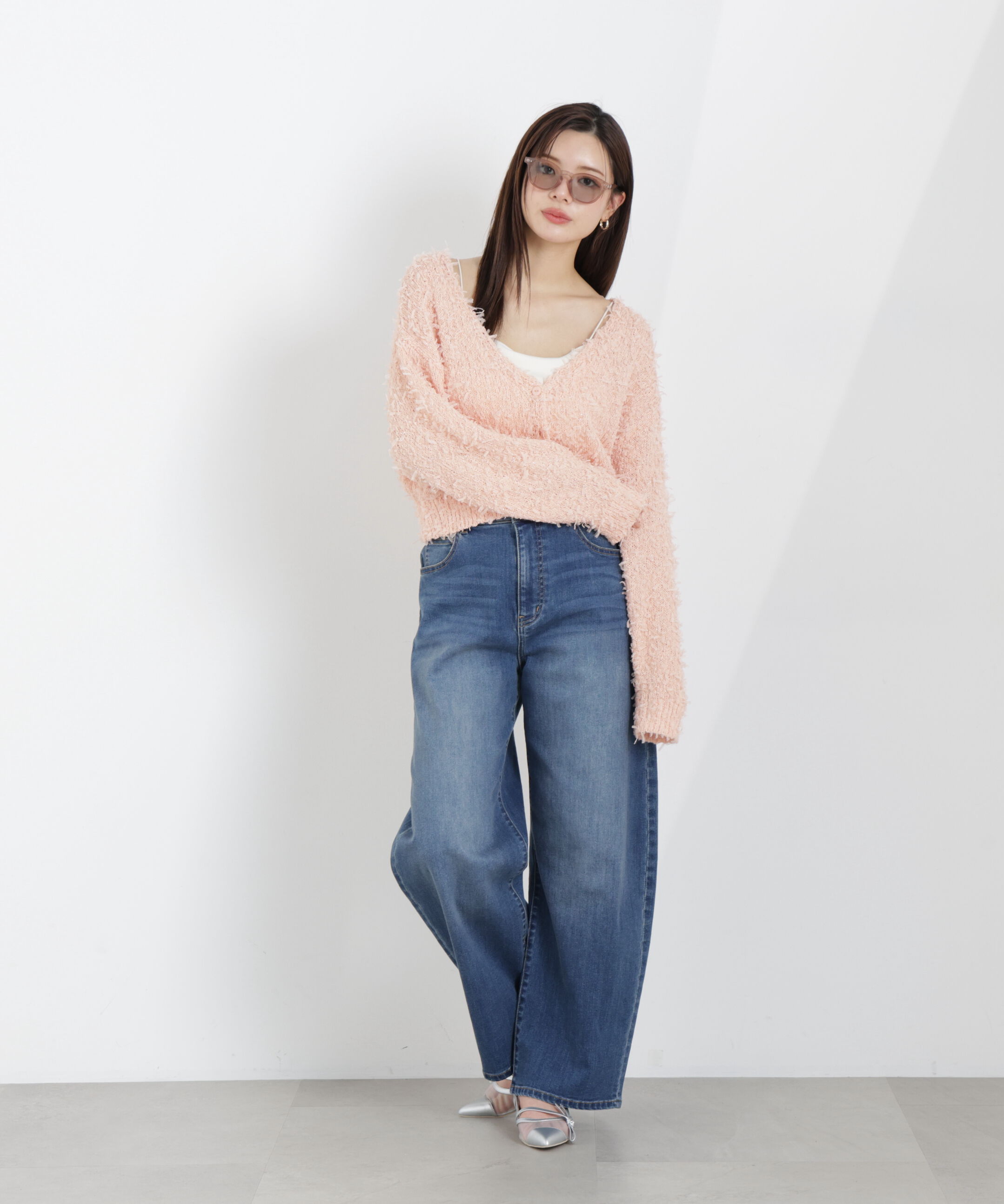 PROPORTION BODY DRESSING「テープヤーンカーディガン　26SS」|カーディガン|