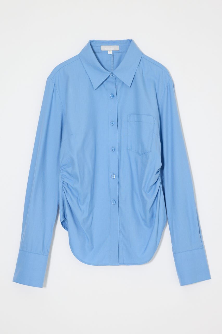 MOUSSY「WAIST FIT シャツ」|シャツ・ブラウス|BLU