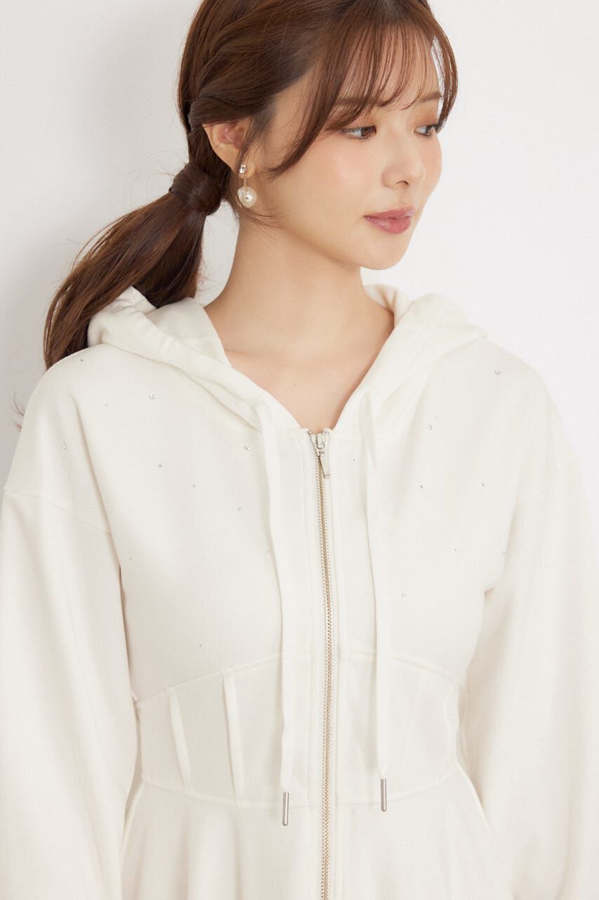 rienda「フーディーミニカットワンピース」|ワンピース|