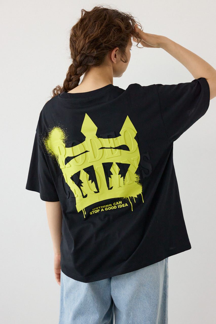 RODEO CROWNS「MASTER PROTECT Spray ロゴTシャツ」|Tシャツ・カットソー|BLK