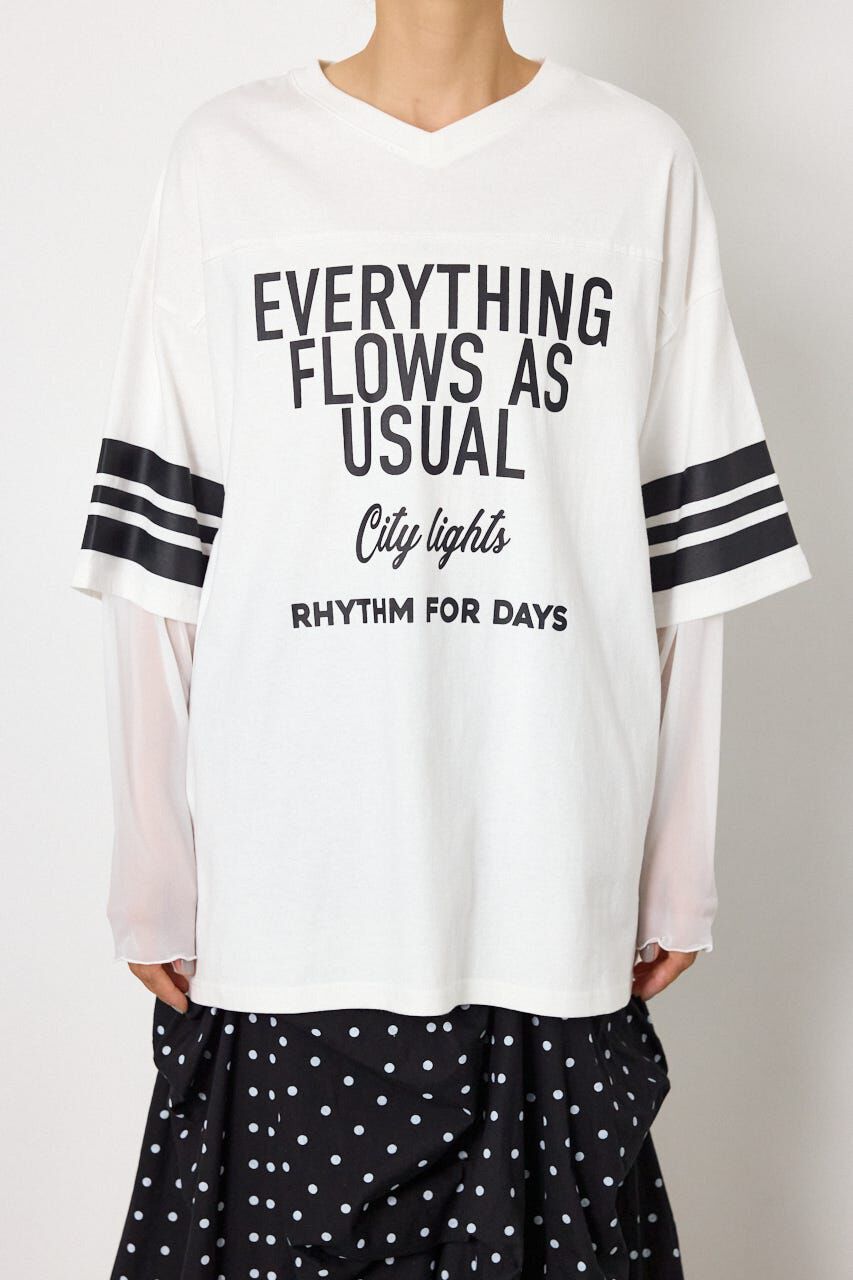 RODEO CROWNS「チュールレイヤードトップス」|Tシャツ・カットソー|