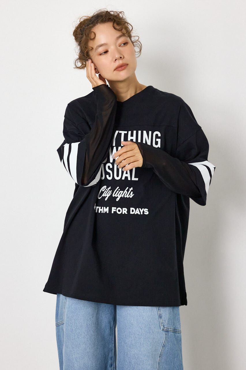 RODEO CROWNS「チュールレイヤードトップス」|Tシャツ・カットソー|