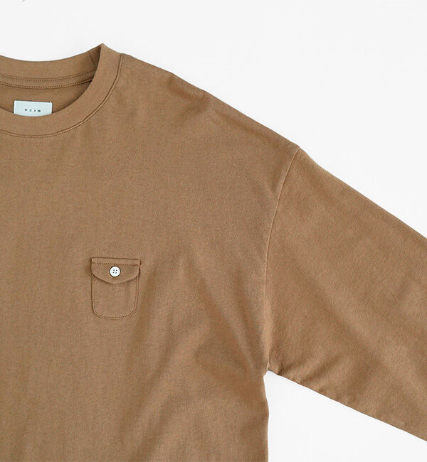 休日と詩「小さなポケットのカットソー」|Tシャツ・カットソー|