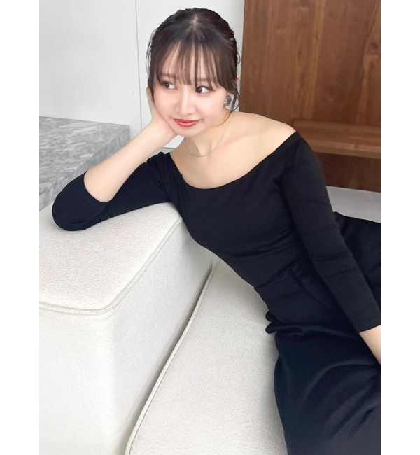 dazzlin「【吉田朱里】温感・セラミド加工カップインオフショルインナー」|インナー|