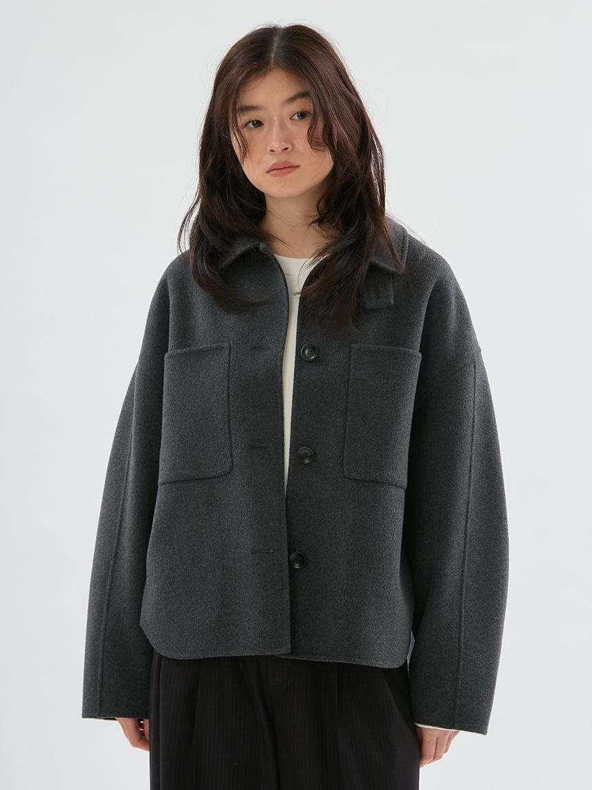 emmi atelier「Super160ウールリバーCPOジャケット」|テーラードジャケット|