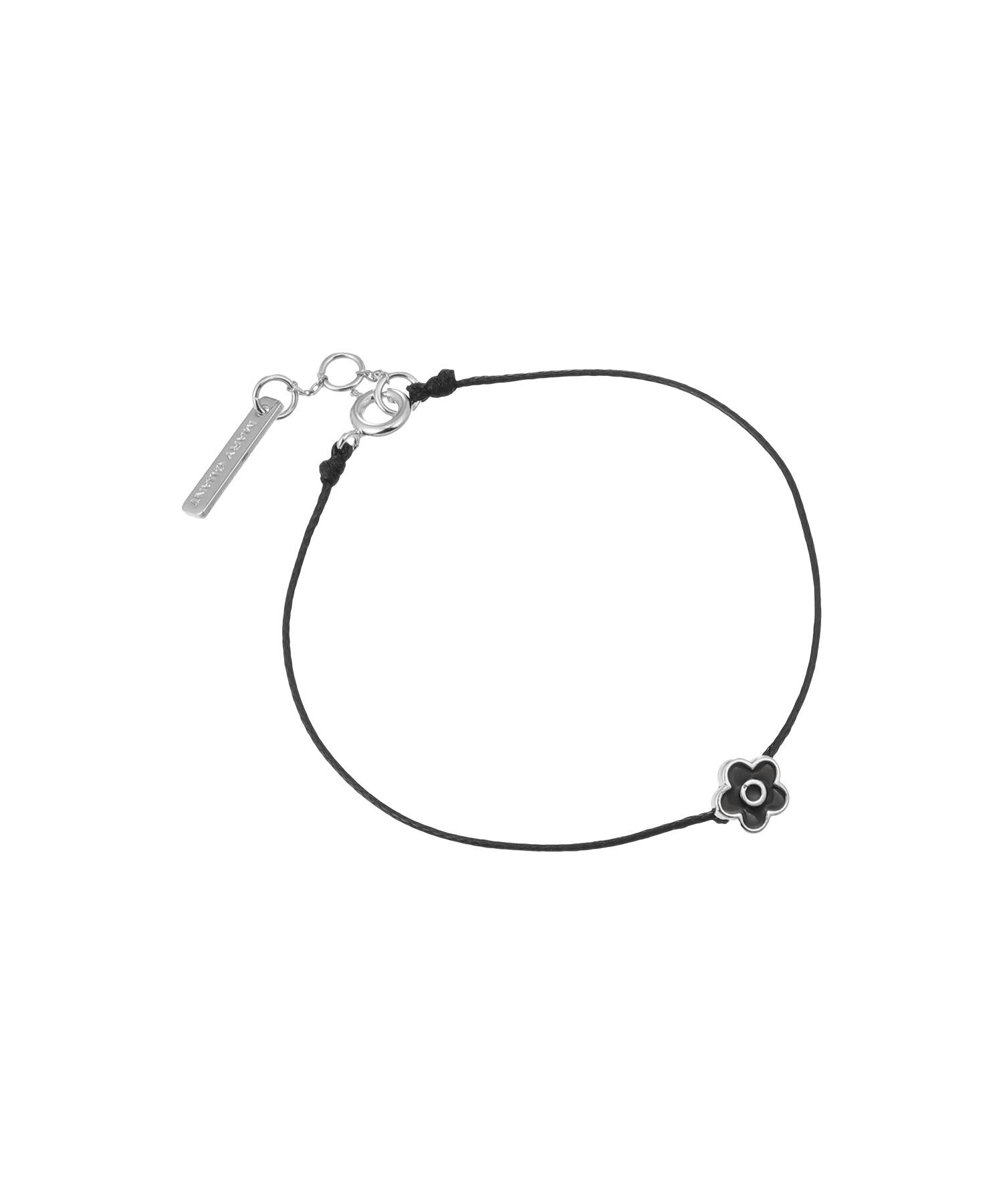 MARY QUANT「シンプルコード ブレスレット」|ブレスレット・バングル|ブラック