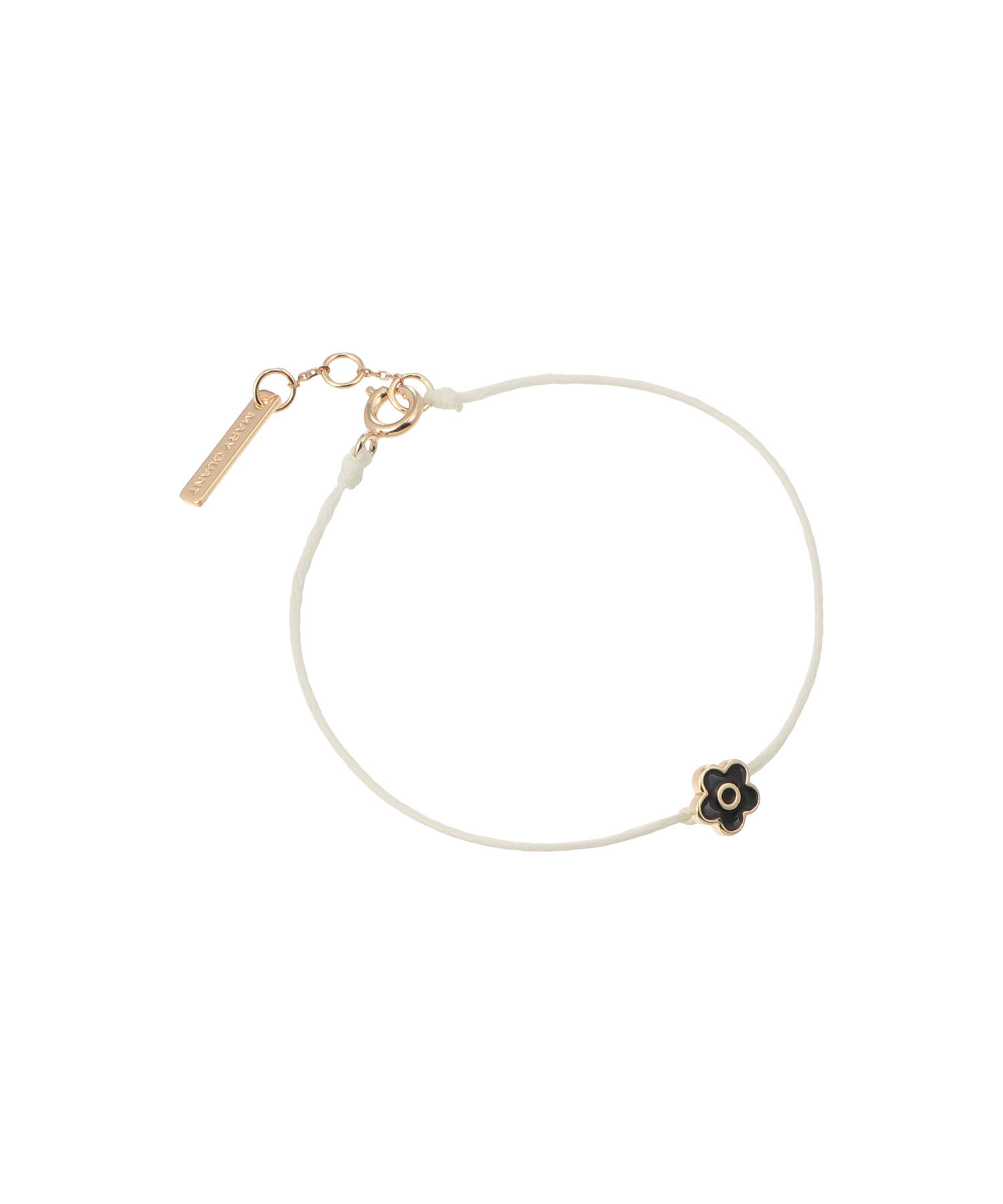 MARY QUANT「シンプルコード ブレスレット」|ブレスレット・バングル|アイボリー
