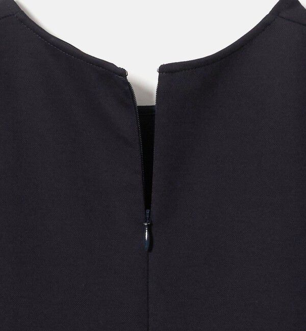 UNITED ARROWS「ドットリボン カットジャガード コンビ ブラウス ‐ウォッシャブル‐」|シャツ・ブラウス|