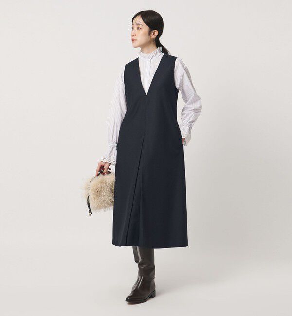 UNITED ARROWS「T/W ジャンパースカート」|ジャンパースカート|