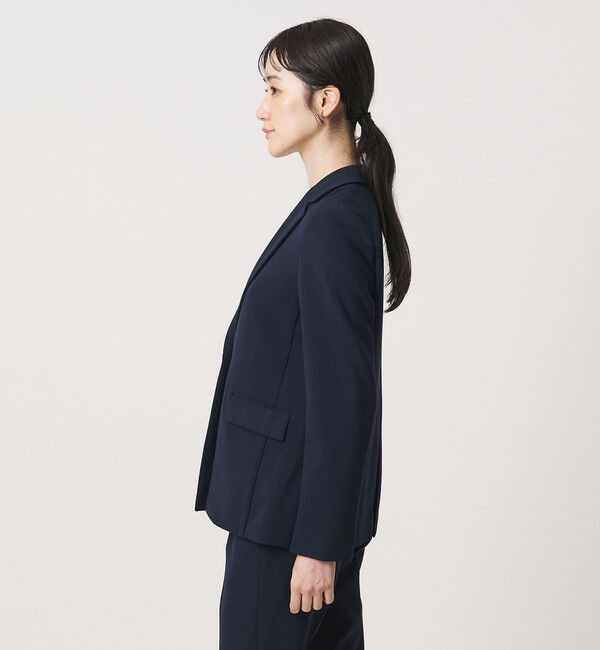 UNITED ARROWS「ダブルクロス ジャケット ‐ストレッチ ウォッシャブル‐」|テーラードジャケット|