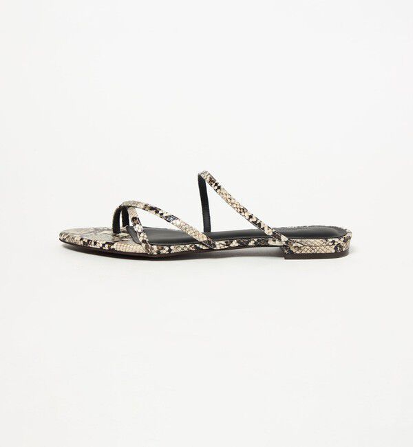UNITED ARROWS green label relaxing「ライン フラット サンダル」|サンダル|