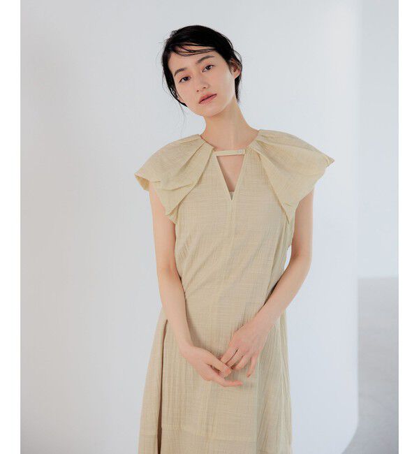 EMMEL REFINES「＜EMMEL REFINES＞EM タック＆パフスリーブ 2WAY ワンピース」|ワンピース|