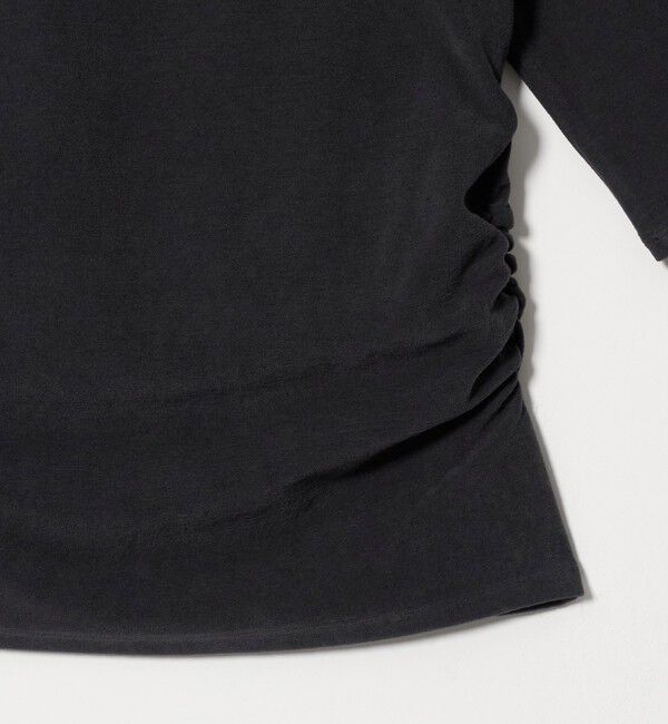 UNITED ARROWS green label relaxing「パイル シャーリング 5分袖 Tシャツ」|Tシャツ・カットソー|