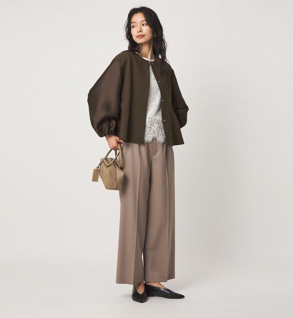 UNITED ARROWS green label relaxing「［size SHORTあり］fleurie(フルリー) フォルム ジャケット」|ノーカラージャケット|