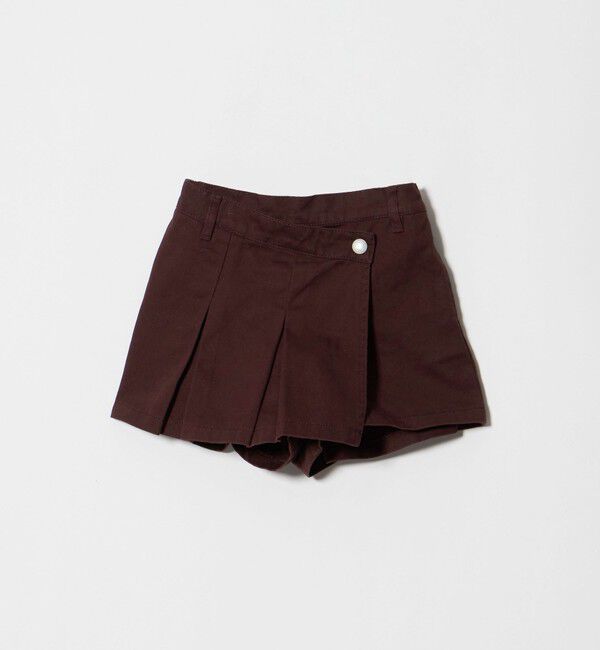 UNITED ARROWS green label relaxing「ツイル アシメ キュロット / キッズ 100cm-160cm」|スカート|