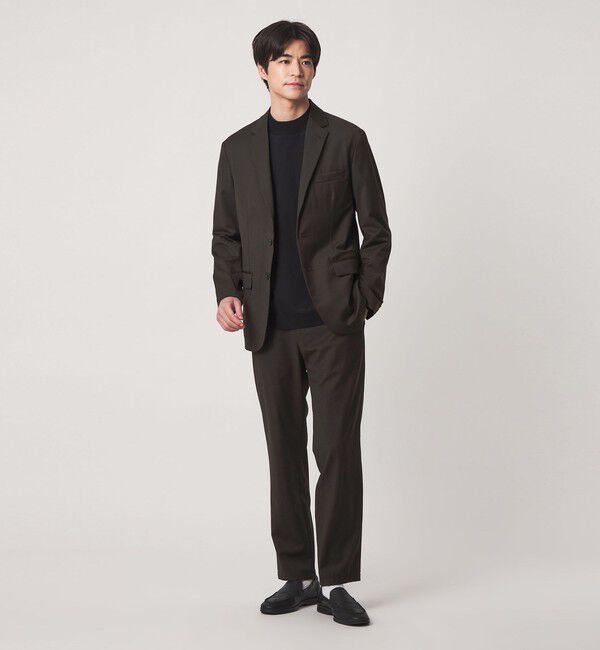 UNITED ARROWS green label relaxing「ウォッシャブル サージ ナロー ジャケット -２WAYストレッチ-」|テーラードジャケット|