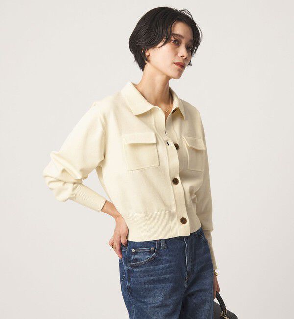 UNITED ARROWS green label relaxing「ポロニット カーディガン」|カーディガン|