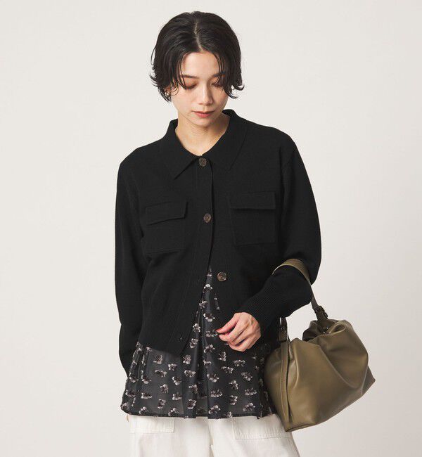 UNITED ARROWS green label relaxing「ポロニット カーディガン」|カーディガン|