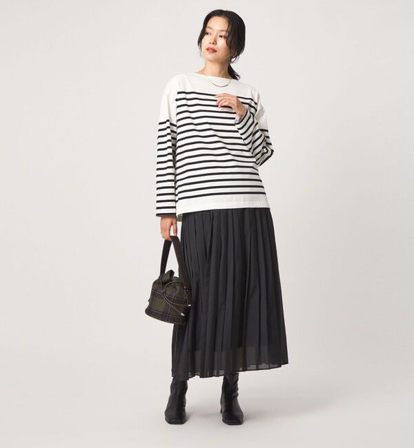 UNITED ARROWS green label relaxing「バスクボーダー ロングスリーブ プルオーバー カットソー」|Tシャツ・カットソー|