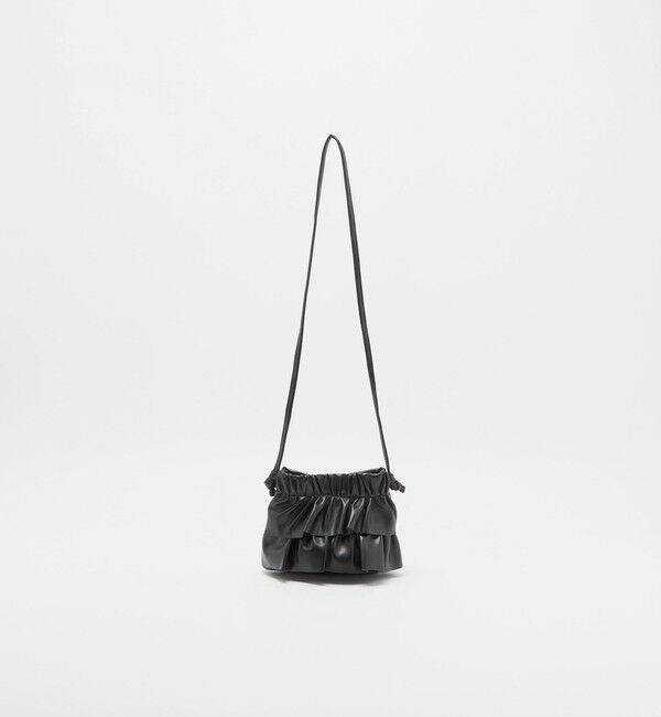 UNITED ARROWS green label relaxing「フリル ショルダー バッグ / キッズ」|リュック|BLACK