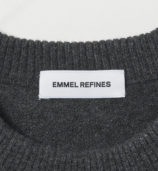 EMMEL REFINES「＜EMMEL REFINES＞EM ケーブルケープ ニットプルオーバー」|ニット・セーター|