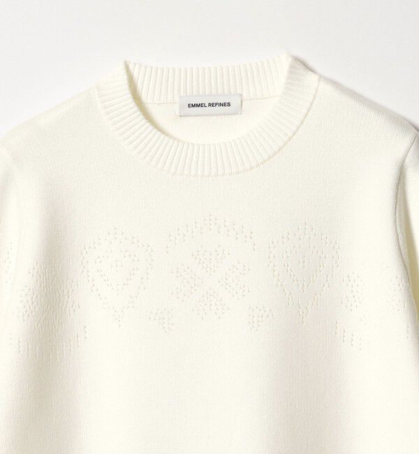 EMMEL REFINES「＜EMMEL REFINES＞EM HW スカシアミ ミニニット ワンピース」|ワンピース|