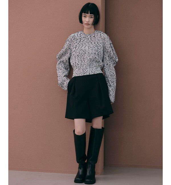 EMMEL REFINES「＜EMMEL REFINES＞EM タックインスリーブ 2WAY ニット」|ニット・セーター|
