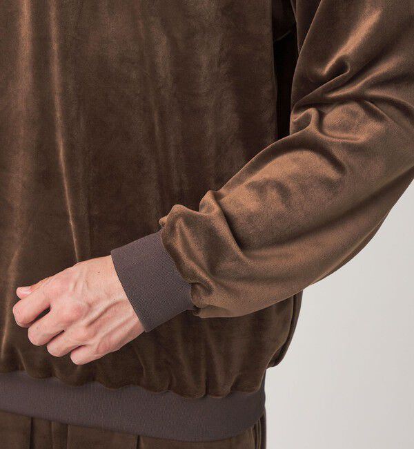 UNITED ARROWS green label relaxing「【別注】＜UMBRO＞ベロア 長袖 ポロシャツ」|ポロシャツ|