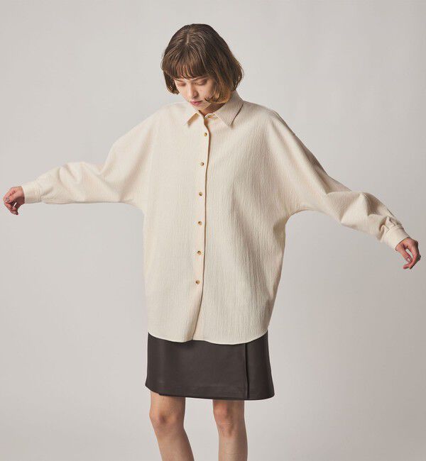 STEVEN ALAN「＜Steven Alan＞ランダム コーデュロイ ドルマンスリーブ シャツ」|シャツ・ブラウス|
