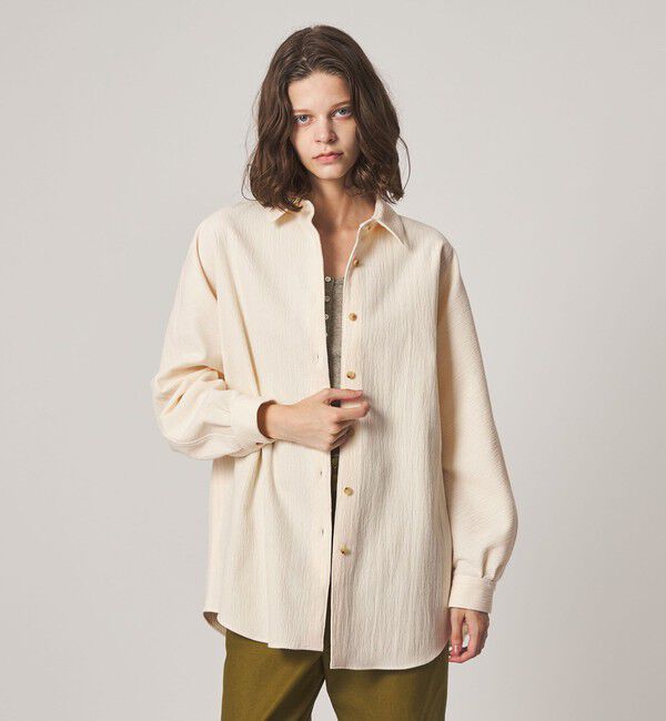 STEVEN ALAN「＜Steven Alan＞ランダム コーデュロイ ドルマンスリーブ シャツ」|シャツ・ブラウス|