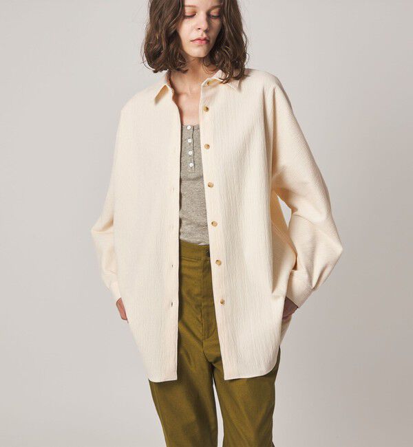 STEVEN ALAN「＜Steven Alan＞ランダム コーデュロイ ドルマンスリーブ シャツ」|シャツ・ブラウス|