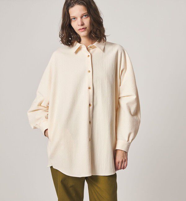 STEVEN ALAN「＜Steven Alan＞ランダム コーデュロイ ドルマンスリーブ シャツ」|シャツ・ブラウス|