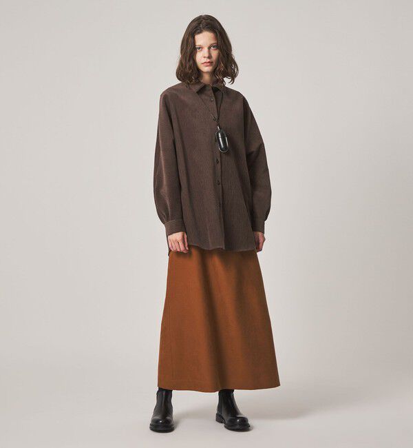 STEVEN ALAN「＜Steven Alan＞ランダム コーデュロイ ドルマンスリーブ シャツ」|シャツ・ブラウス|