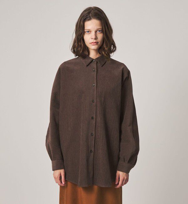 STEVEN ALAN「＜Steven Alan＞ランダム コーデュロイ ドルマンスリーブ シャツ」|シャツ・ブラウス|