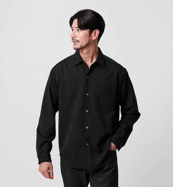 BEAUTY&YOUTH UNITED ARROWS「【WEB限定 WARDROBE SMART】ウールライク シャツ」|シャツ・ブラウス|