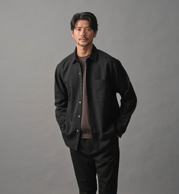 BEAUTY&YOUTH UNITED ARROWS「【WEB限定 WARDROBE SMART】ウールライク シャツ」|シャツ・ブラウス|