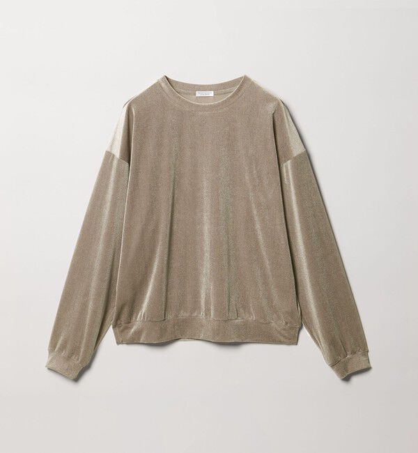 BEAUTY&YOUTH UNITED ARROWS「【WEB限定】シアーベロア スウェット Tシャツ」|Tシャツ・カットソー|BEIGE