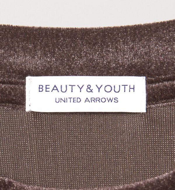 BEAUTY&YOUTH UNITED ARROWS「【WEB限定】シアーベロア スウェット Tシャツ」|Tシャツ・カットソー|