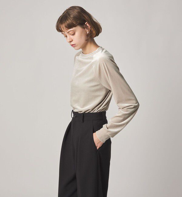 STEVEN ALAN「＜Steven Alan＞ベロア プルオーバー」|Tシャツ・カットソー|